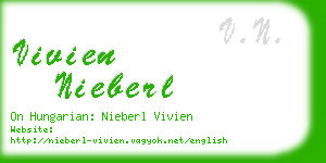 vivien nieberl business card